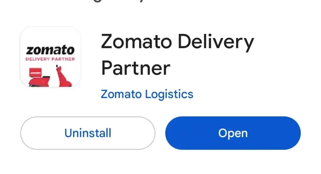 Zomato Delivery Partner App